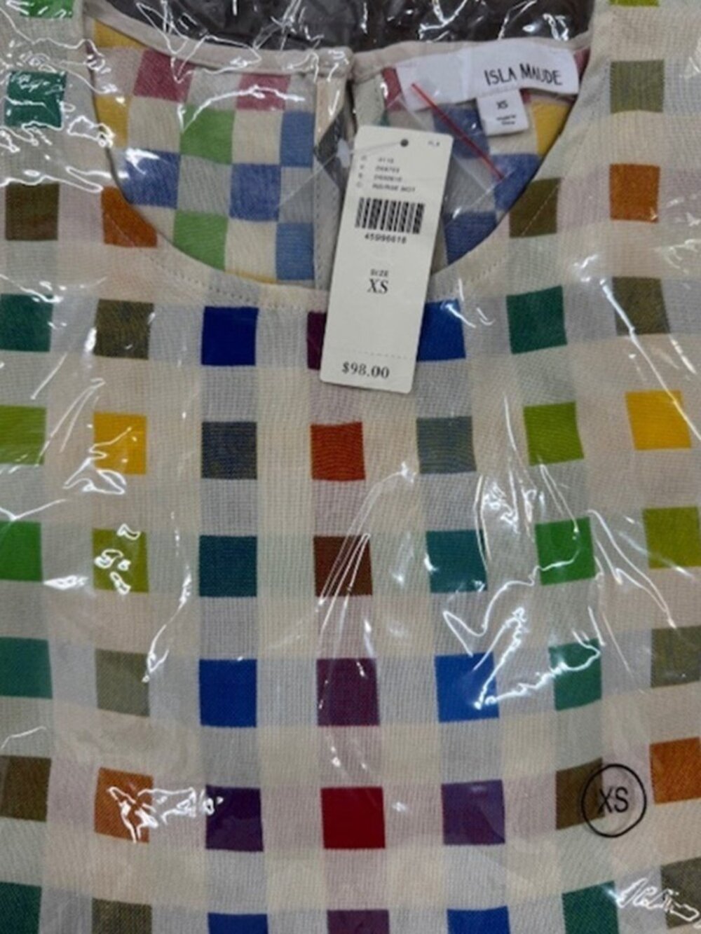 NWT Anthropologie Mondrian Ruffle Sleeve Top (size XS) - Picture 5 of 8